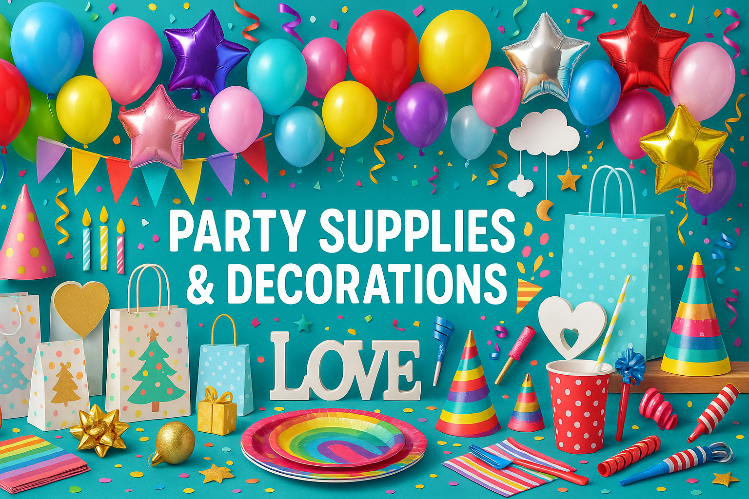 🎭 Party Supplies & Decorations