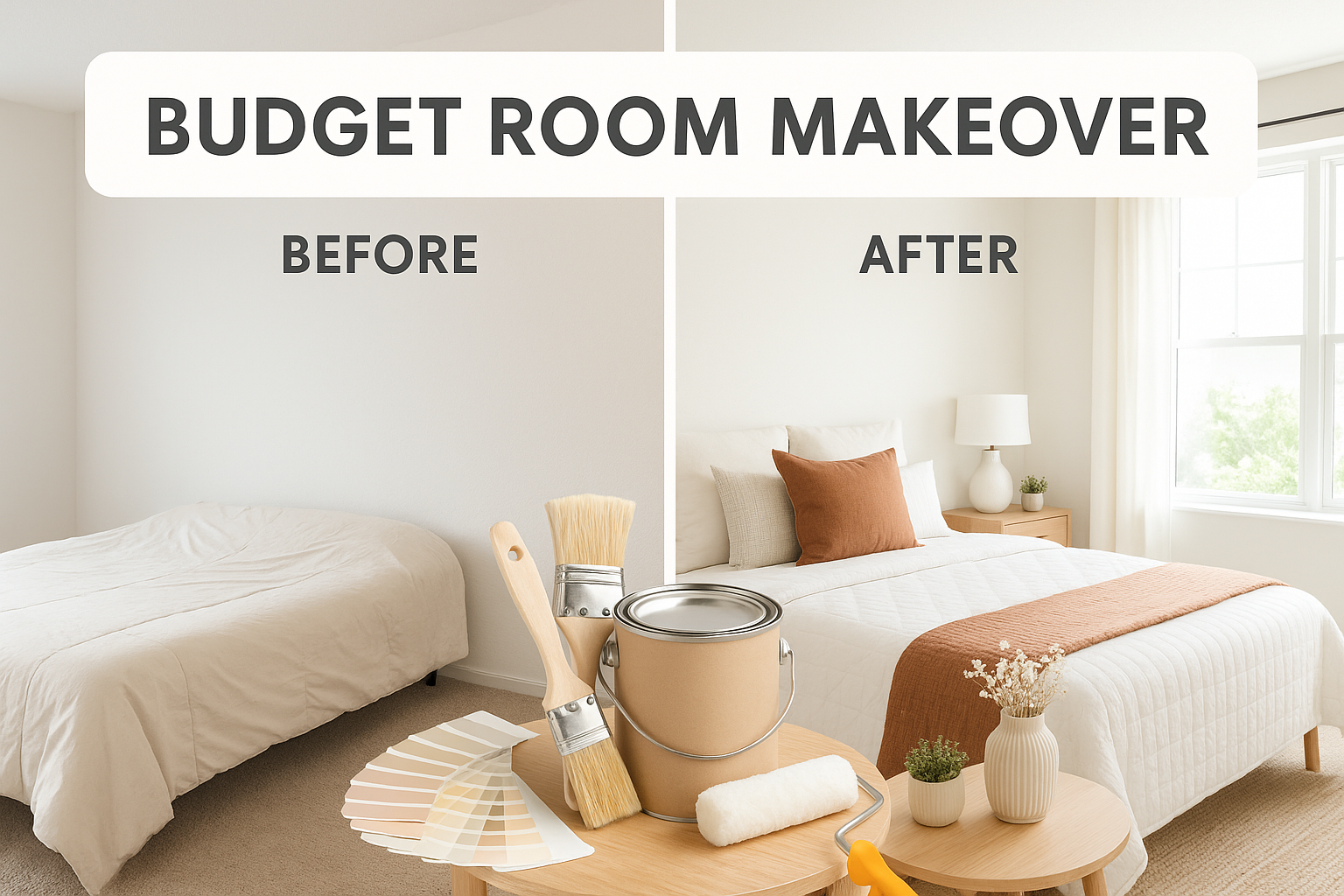 🏠 Budget-Friendly Room Makeover - Transform Your Space for Less