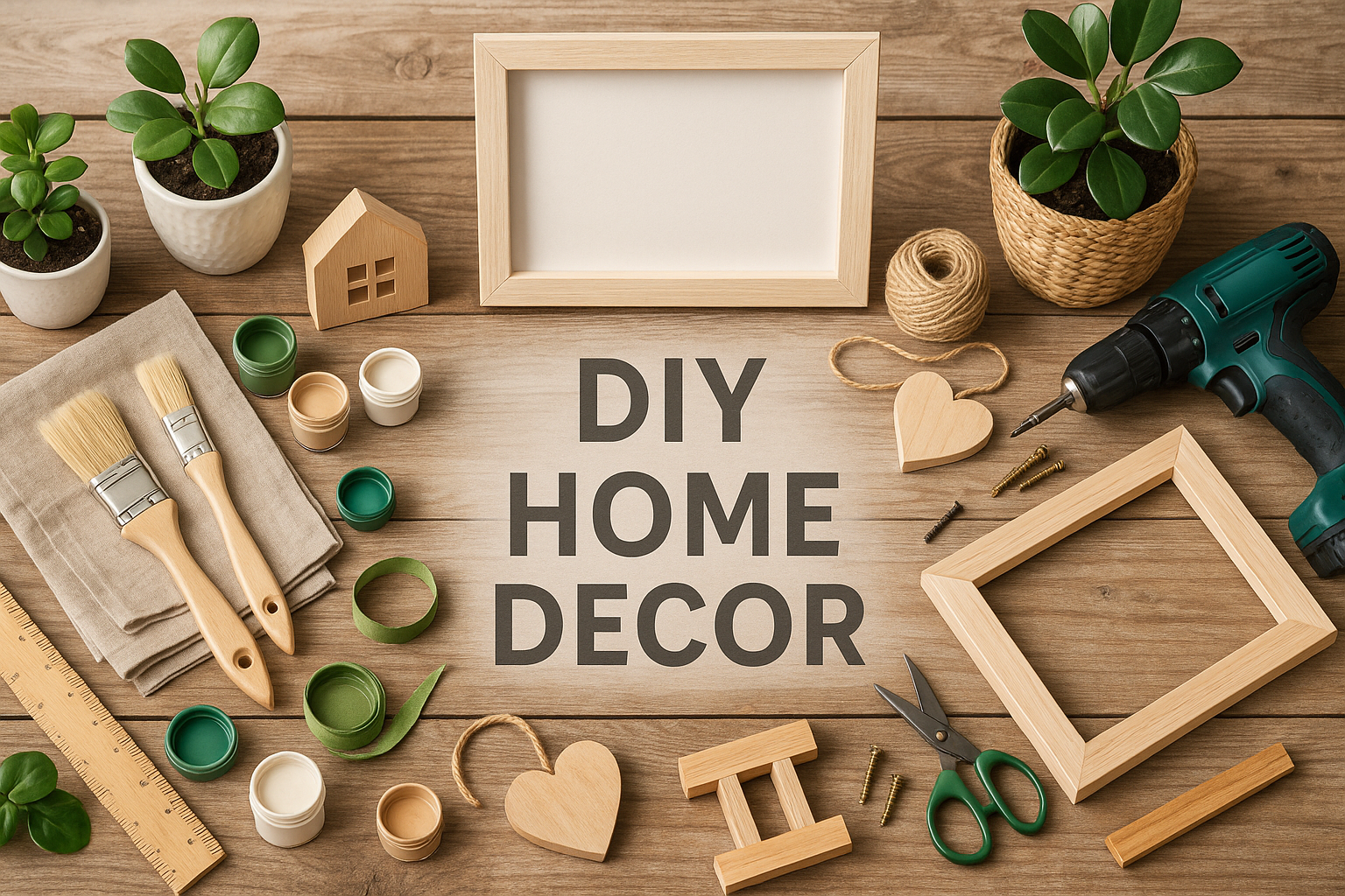 🏠 5 Easy DIY Home Decor Projects - International Home Guide