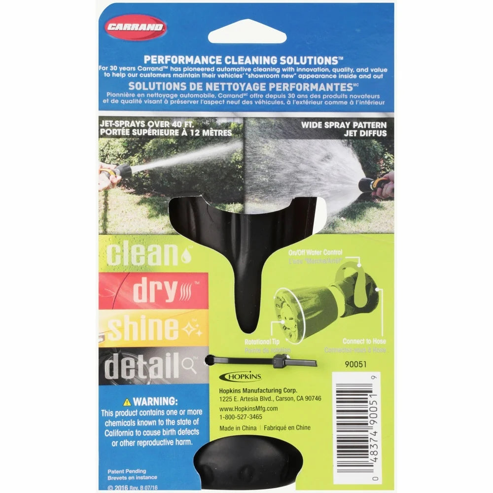 Fire Hose Nozzle Heavy Duty On Off Switch Water Sprayer Adjustable Pressure Garden Hose Attachment Outdoor Use