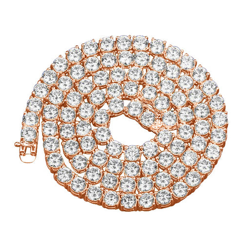 RADIOSUS 3MM SILVER MOISSANITE CHAIN  I 991465
