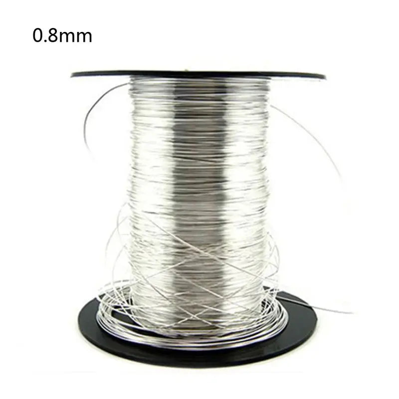 1m 925 Sterling Silver Wire in DIY Jewelry Making 0.3/0.4/0.5/0.6/0.7/0.8/0.9/1.2mm
