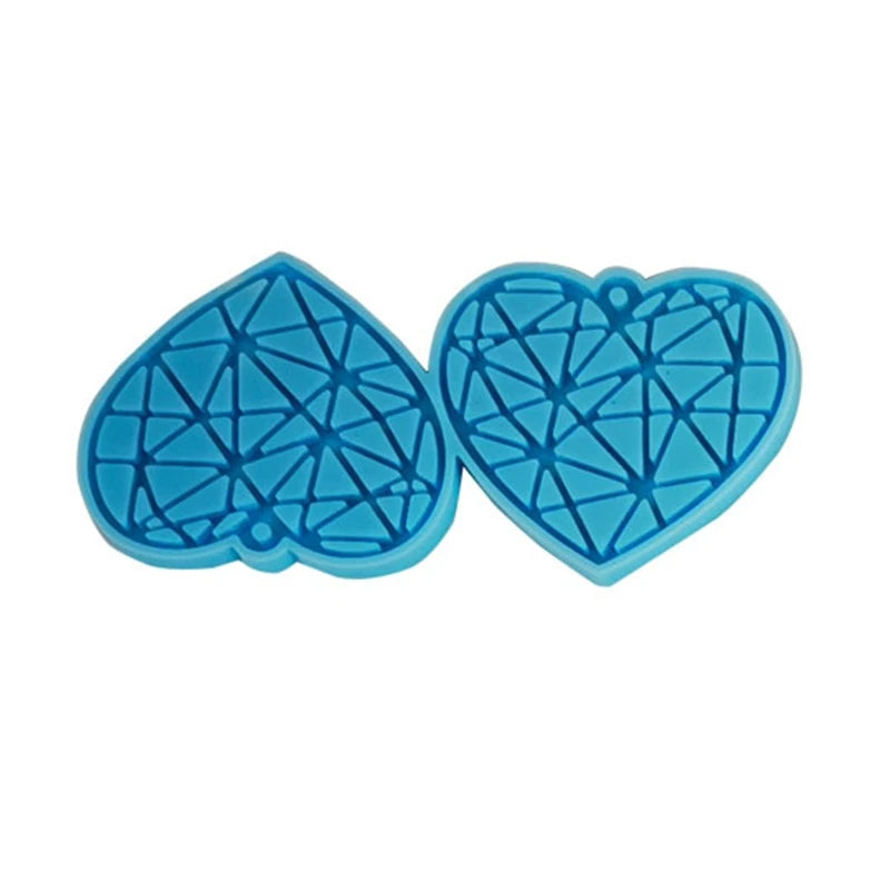 Valentine's Day Earrings Epoxy Resin Mold Eardrop Danglers Silicone Mould DIY Crafts Jewelry Pendants Casting Tools
