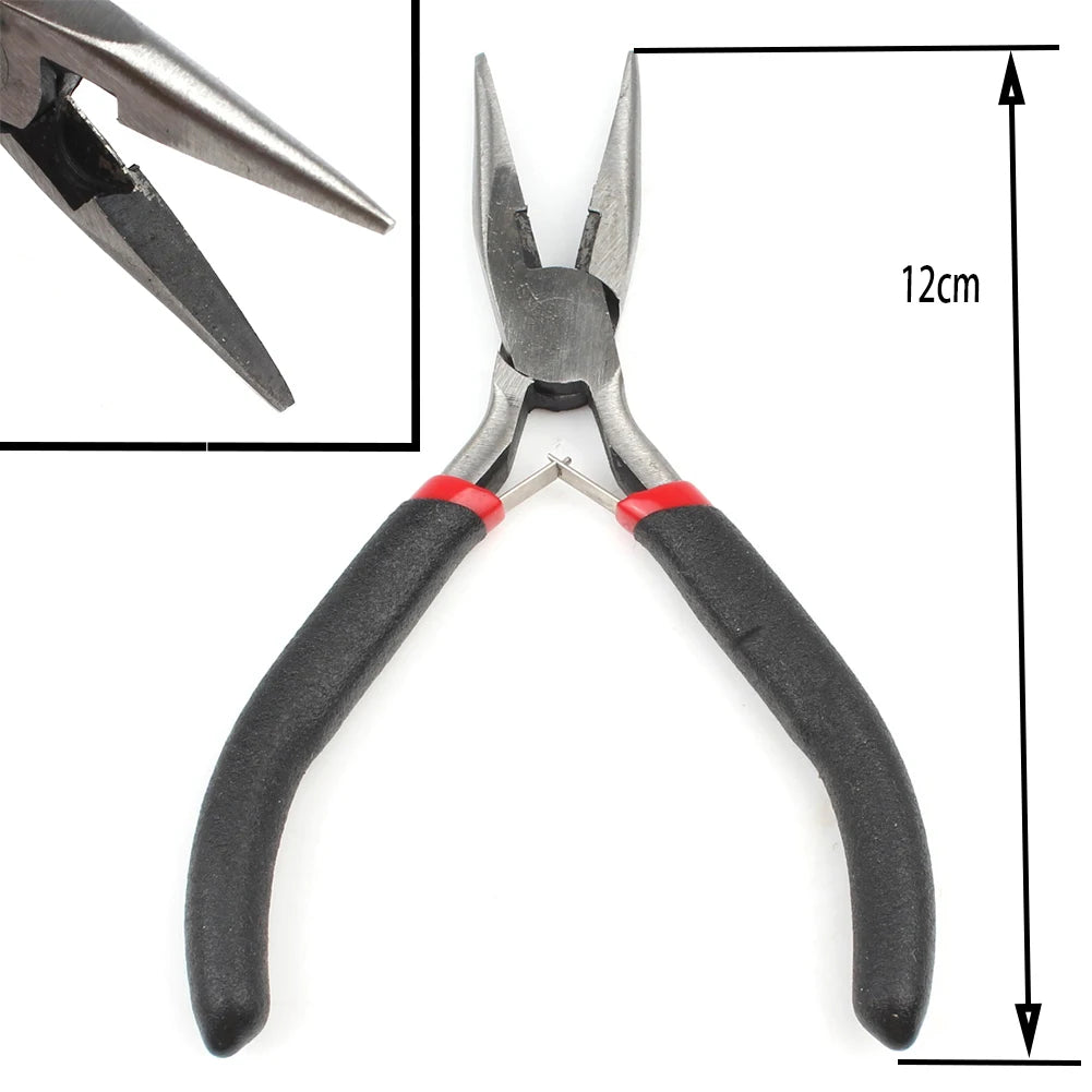 32 Types Mini Pliers Diagonal Pliers Long Needle Nose Cutter Handcraft Beading Insulated Plier For DIY Small Jewelry Pliers Tool