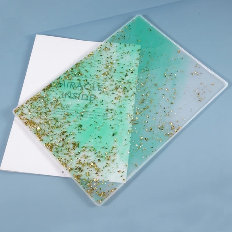 Crystal Epoxy Resin Mold Writing Drawing Board Casting Silicone Mould DIY Crafts Jewelry Making Tools