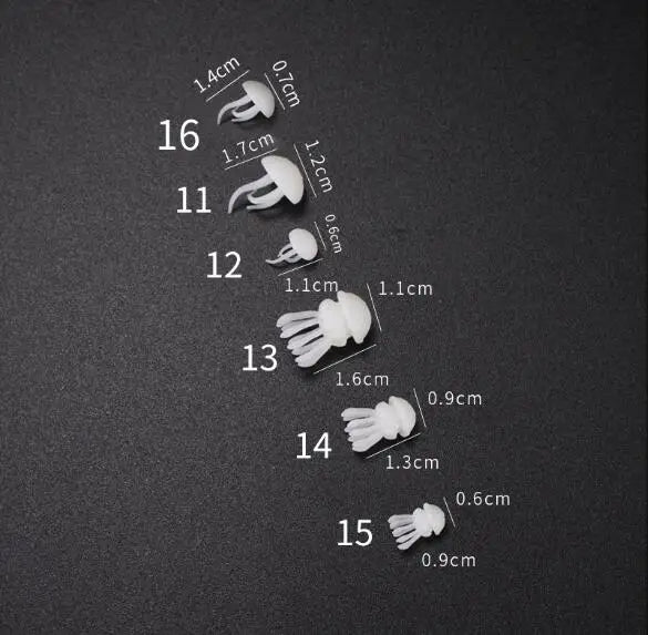 MINI 3D Micro Jellyfish Landscape DIY Craft Handmade Resin Jewelry UV Epoxy Jewerly Filling Molds Figurines Decoration