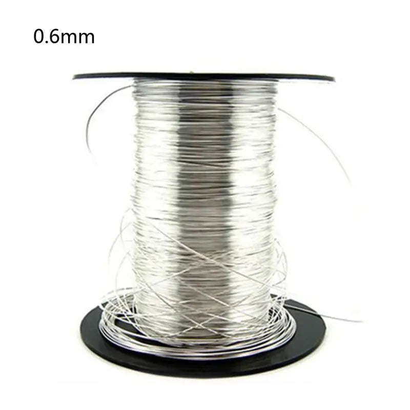 1m 925 Sterling Silver Wire in DIY Jewelry Making 0.3/0.4/0.5/0.6/0.7/0.8/0.9/1.2mm