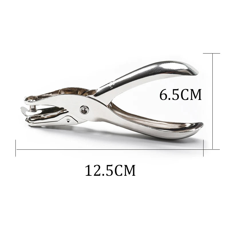 3/6mm Single Hole Puncher Handhold Metal Puncher Tool Punch Pliers For Earring Necklace Cards Hand Paper Scrapbooking Punches