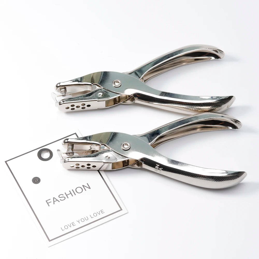 3/6mm Single Hole Puncher Handhold Metal Puncher Tool Punch Pliers For Earring Necklace Cards Hand Paper Scrapbooking Punches