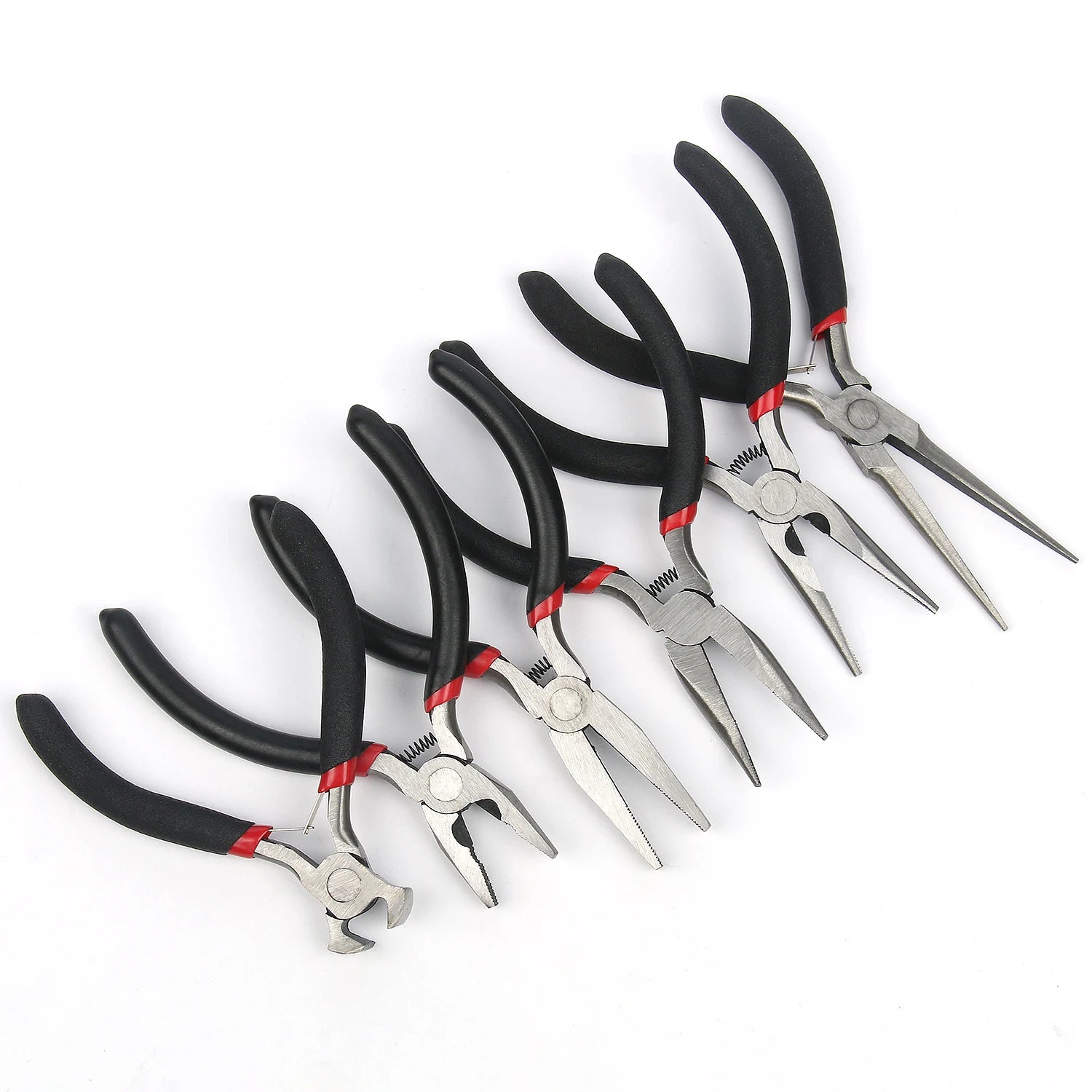 32 Types Mini Pliers Diagonal Pliers Long Needle Nose Cutter Handcraft Beading Insulated Plier For DIY Small Jewelry Pliers Tool