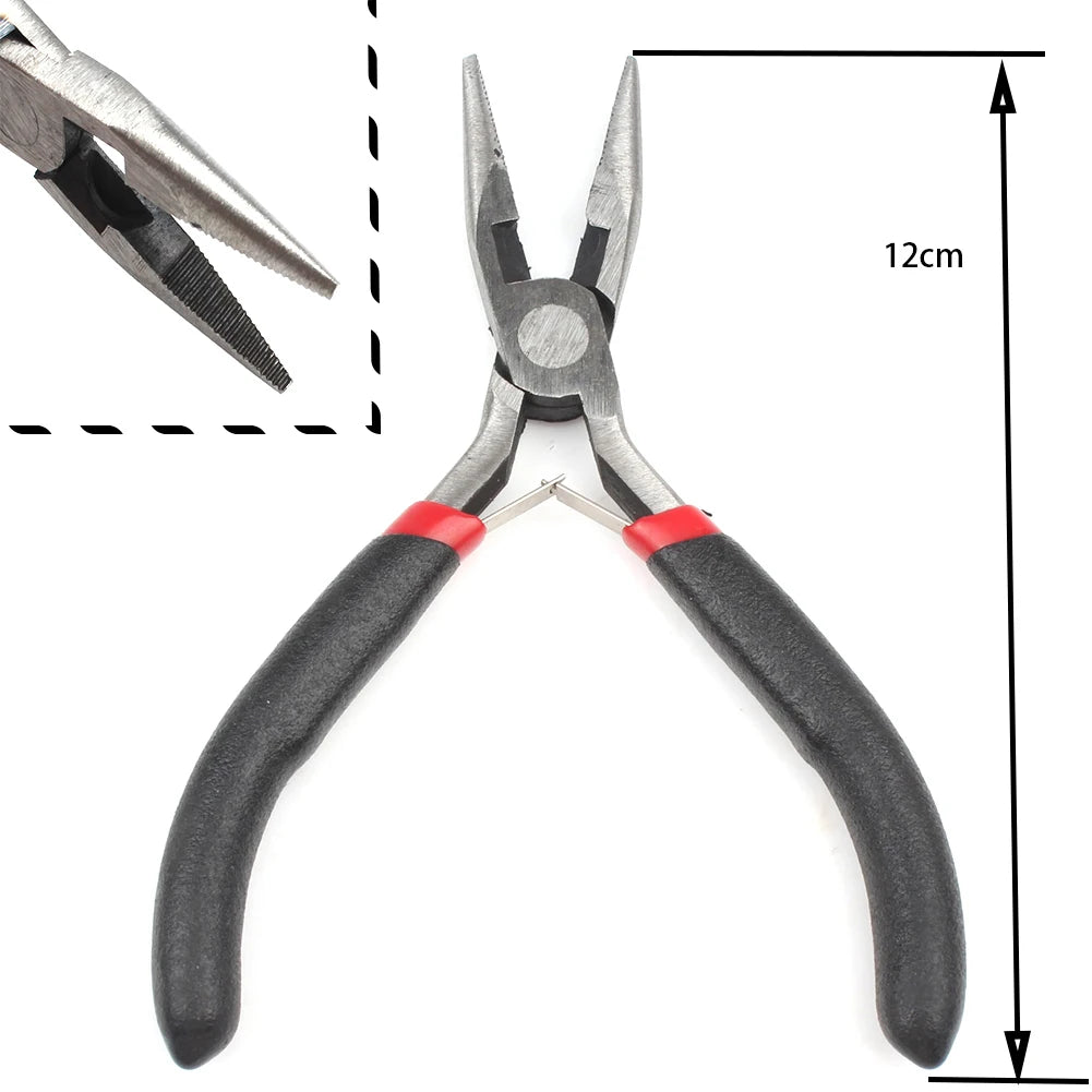 32 Types Mini Pliers Diagonal Pliers Long Needle Nose Cutter Handcraft Beading Insulated Plier For DIY Small Jewelry Pliers Tool