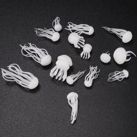 MINI 3D Micro Jellyfish Landscape DIY Craft Handmade Resin Jewelry UV Epoxy Jewerly Filling Molds Figurines Decoration