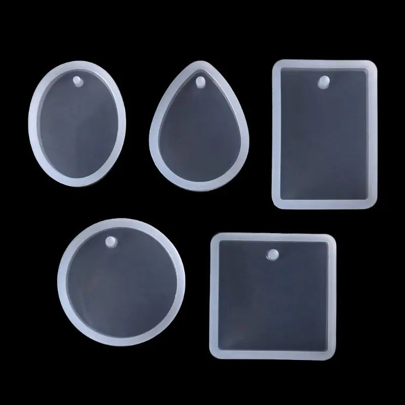 1 Set Epoxy Resin Kit DIY Jewelry Making Tools Shiny Powder Cup Silicone Mold Necklace Pendant Ring Gifts Handmade Creative