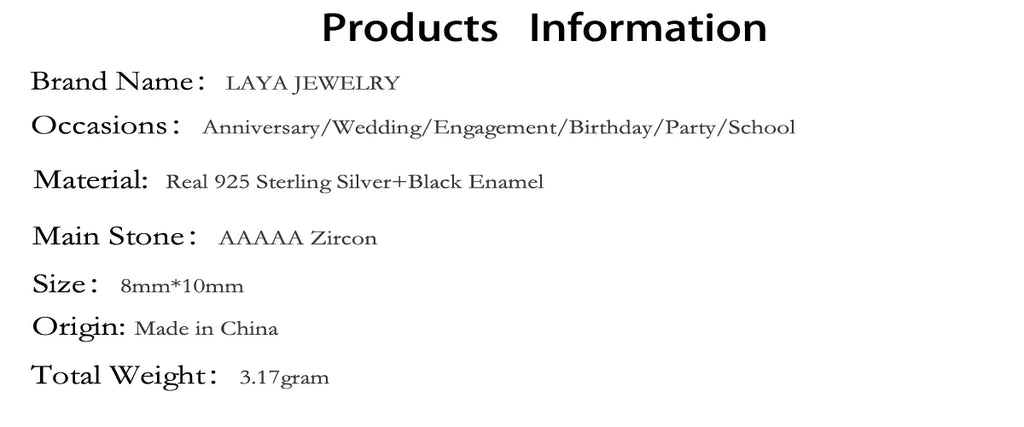 925Sterling Silver Fashion Simplicity Synthetic Crystal White Enamel Stud Earrings For Women's Party High Quality Trendy Jewelry