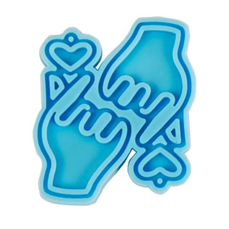 Valentine's Day Earrings Epoxy Resin Mold Eardrop Danglers Silicone Mould DIY Crafts Jewelry Pendants Casting Tools