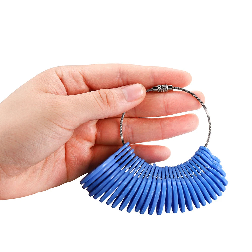 1pcs Professional Jewelry Tools Ring Mandrel Stick Finger Gauge Ring Sizer Measuring UK/US Size For DIY Jewelry Size Tool Sets