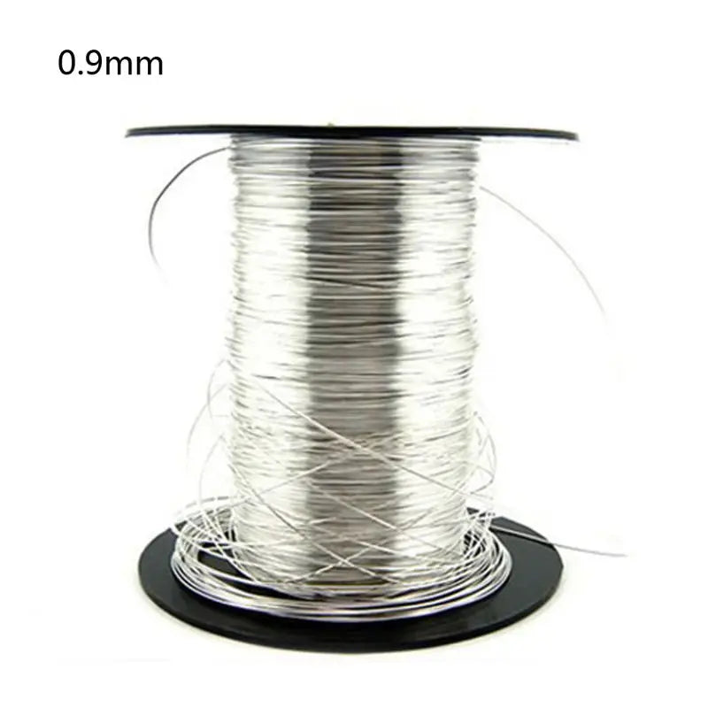 1m 925 Sterling Silver Wire in DIY Jewelry Making 0.3/0.4/0.5/0.6/0.7/0.8/0.9/1.2mm