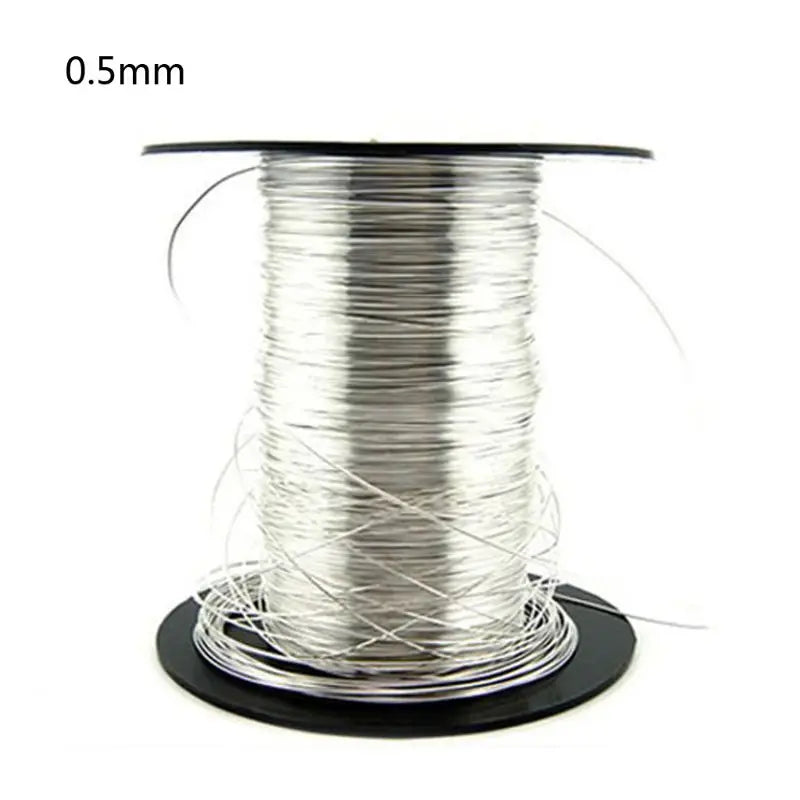 1m 925 Sterling Silver Wire in DIY Jewelry Making 0.3/0.4/0.5/0.6/0.7/0.8/0.9/1.2mm