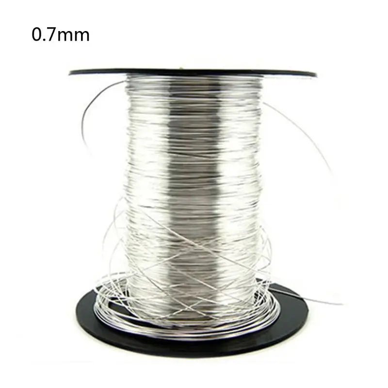 1m 925 Sterling Silver Wire in DIY Jewelry Making 0.3/0.4/0.5/0.6/0.7/0.8/0.9/1.2mm