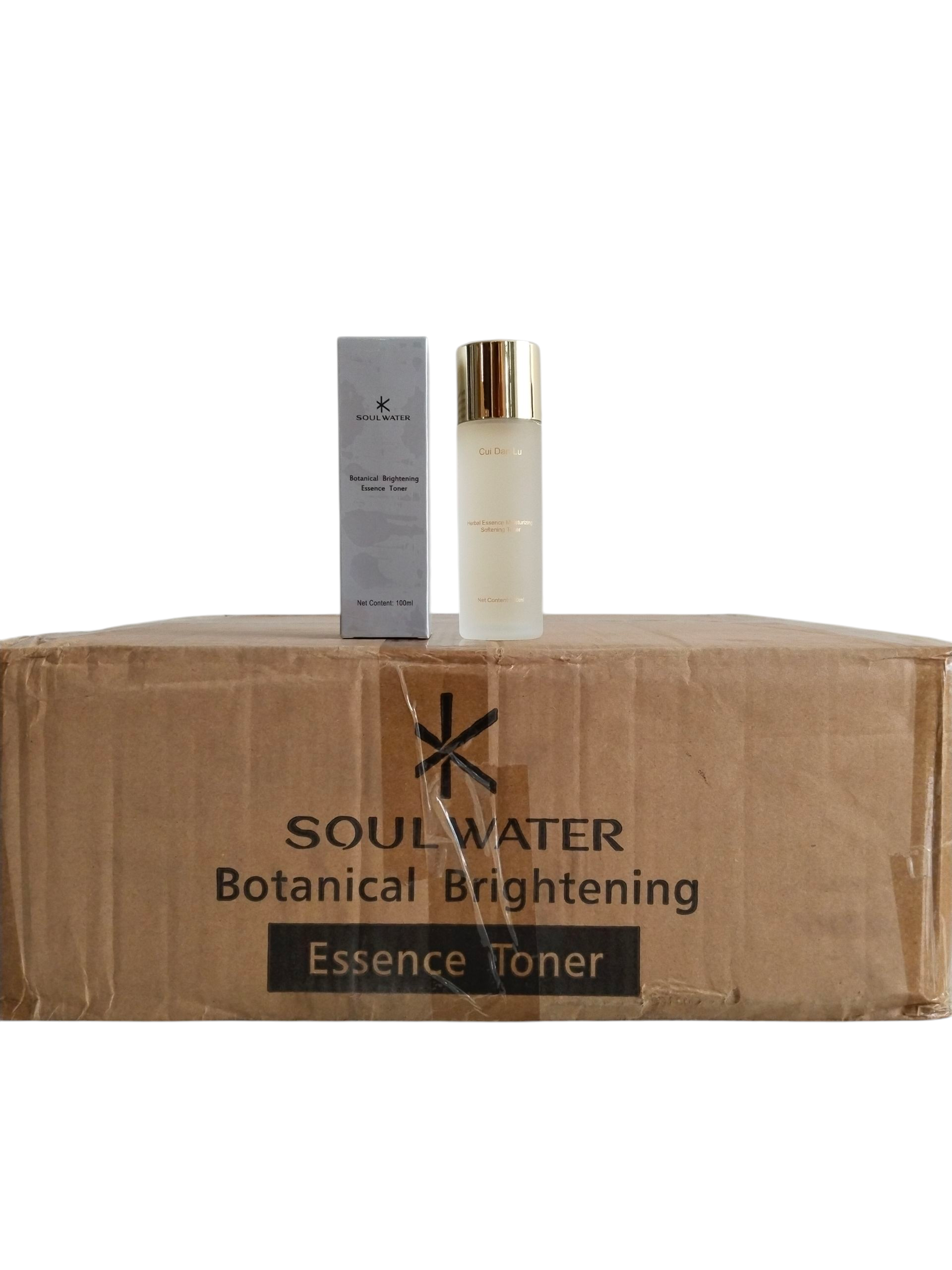 SOUL WATER Botanical Brightening Essence Toner Carton (100 Units)