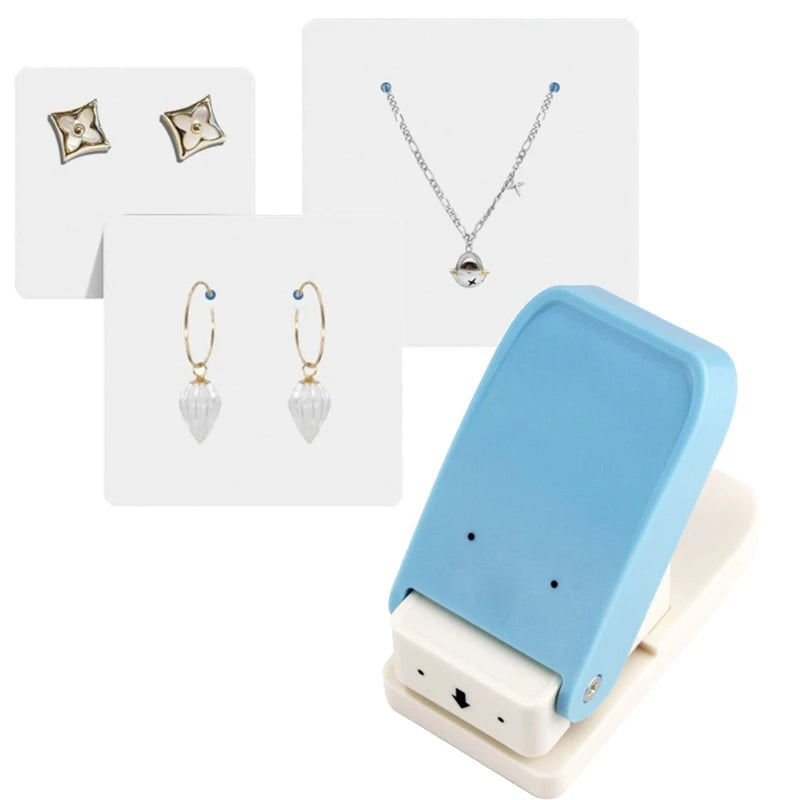 Convenient Paper Cutter Hole Round Cutter Durable DIY Embossing Punches Earring Card Punche for DIY Projects