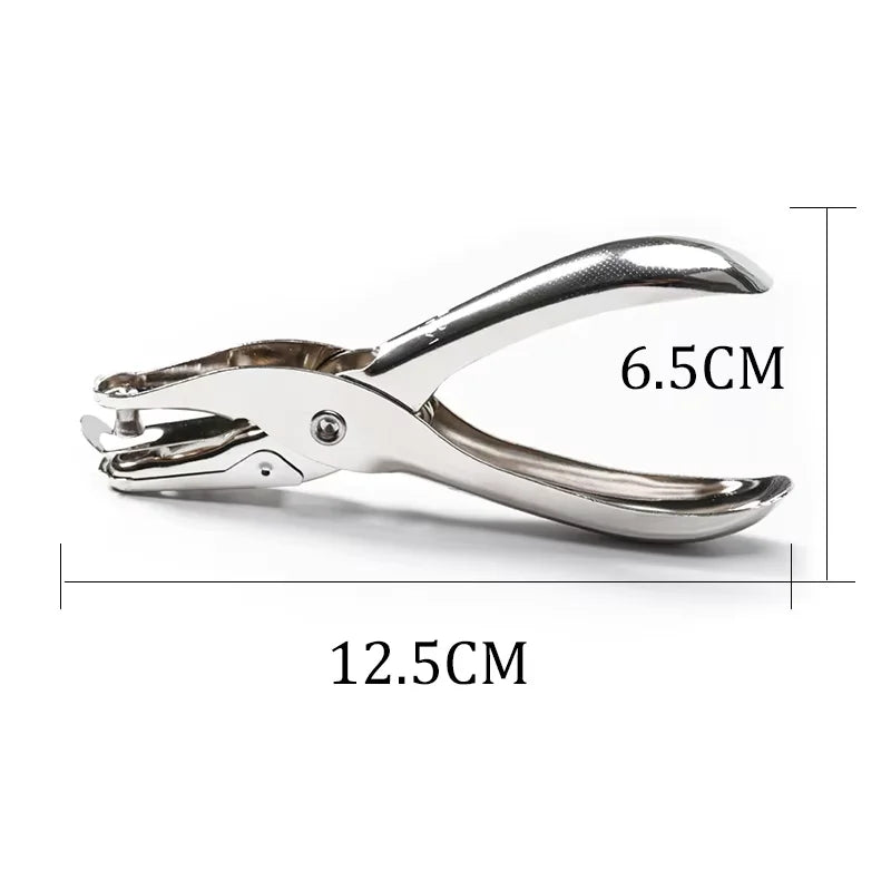 3/6mm Single Hole Puncher Handhold Metal Puncher Tool Punch Pliers For Earring Necklace Cards Hand Paper Scrapbooking Punches