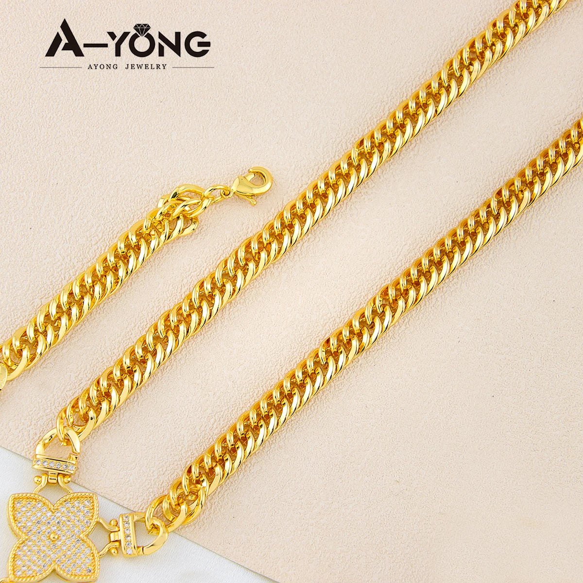 Italian Jewelry Set 21k Gold Plated Zircon Dubai Luxury Necklace Bracelet Earrings Ring Sets Women Wedding Birthday Party Gifts