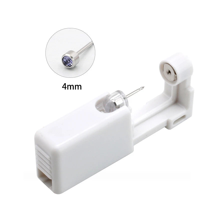 1pc Ear Stud Disposable Sterile Piercing Stud Gun Body Tragus Helix Earrings Safety Piercing Jewelry Tool Making Accessories