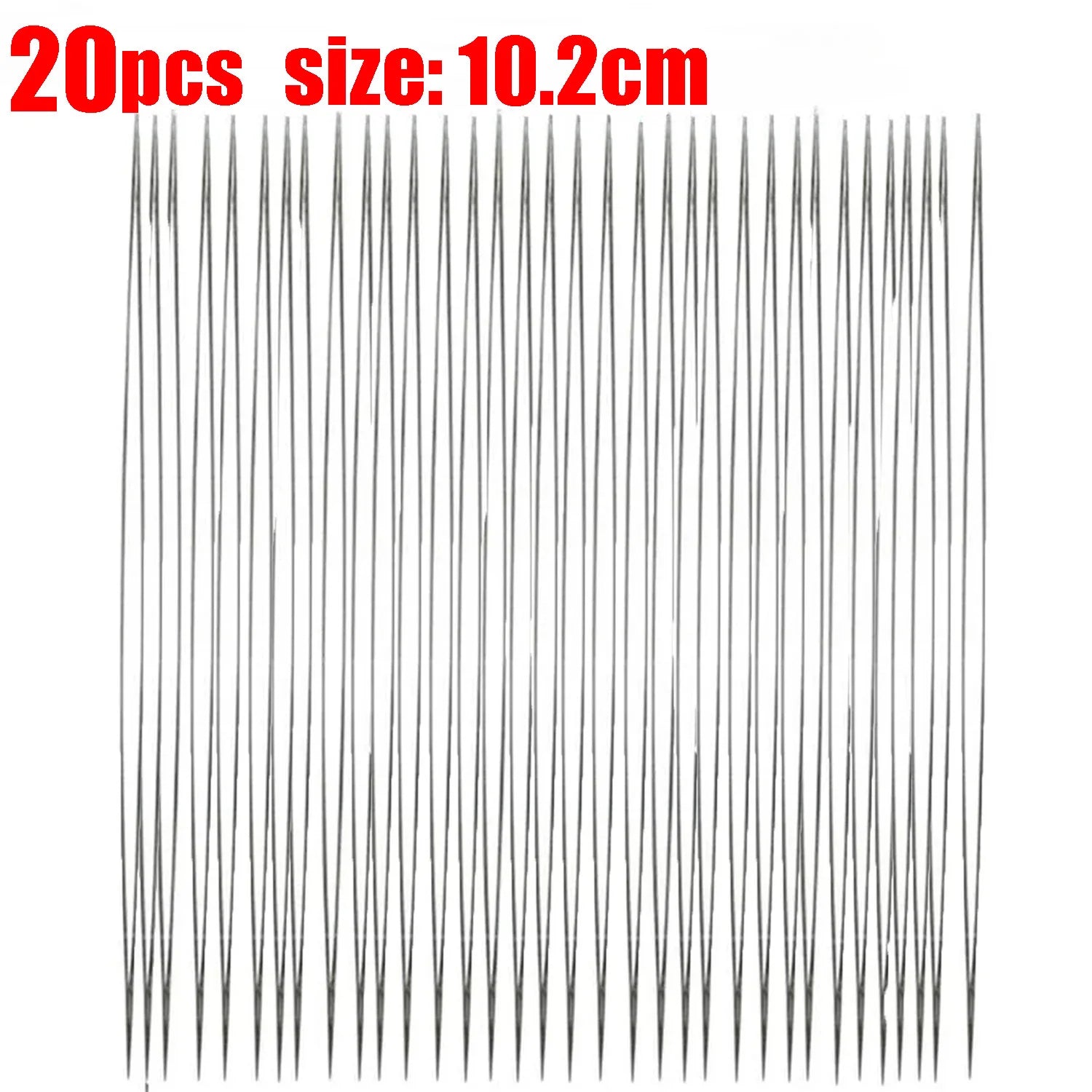 5/50Pcs Beading Needles Pins Set with Central Opening Curved Steel Needles for Bead Straight Beaded Needle Sewing Accessories