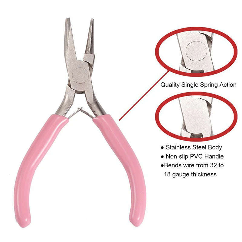 Round Concave Pliers Wire Looping Pliers Precision Jewelry Pliers Wire Looping Pliers For DIY Jewelry Making