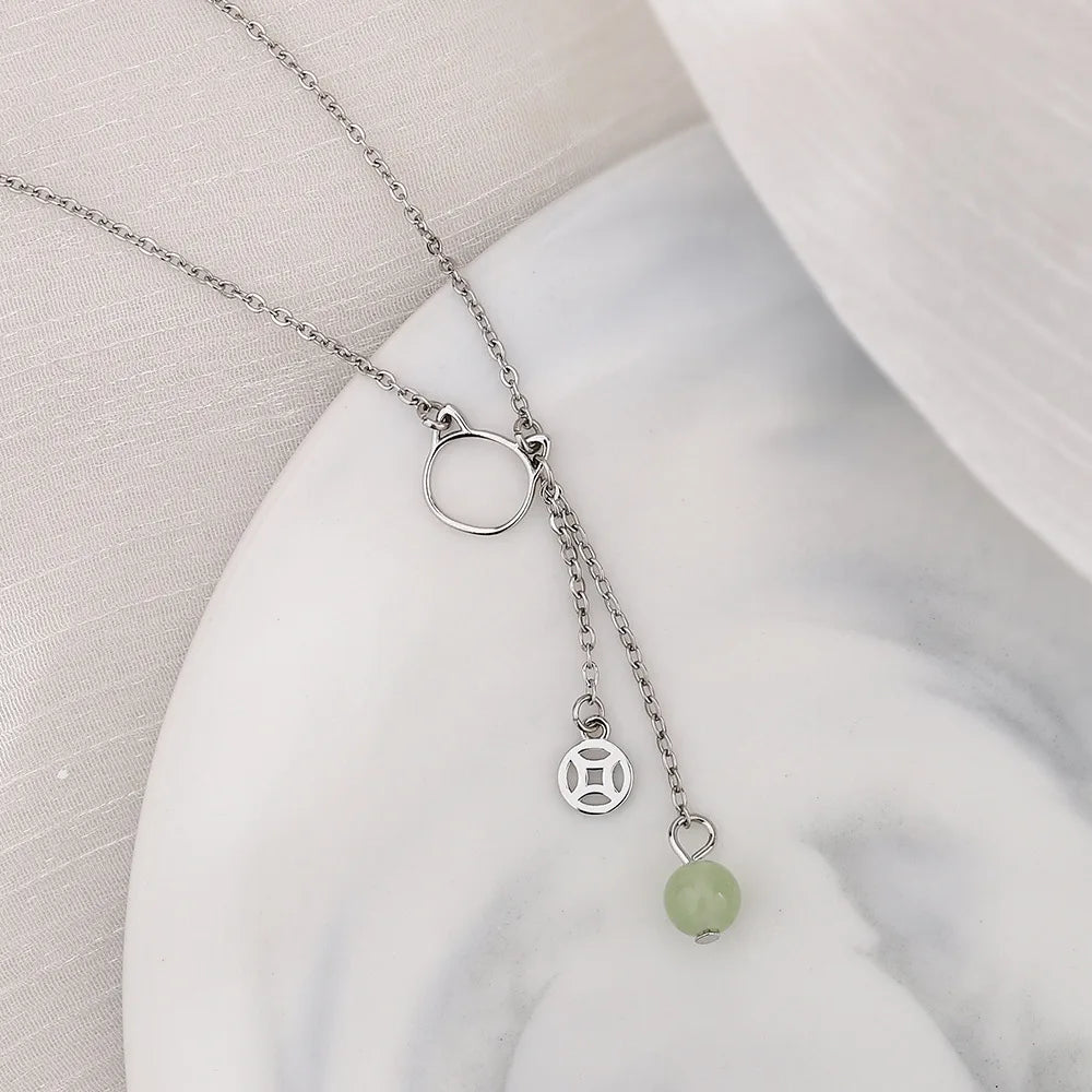 VENTFILLE 925 Sterling Silver Cat Pearl Necklace For Women Animal Retro Court Design Jewelry Birthday Gifts