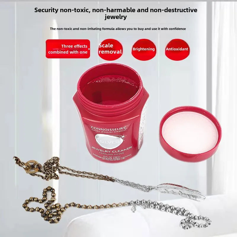 Gold/Silver/Platinum Jewelry Cleaner Lustering Liquid Cleaning Solution for Jewelry Precious Stones