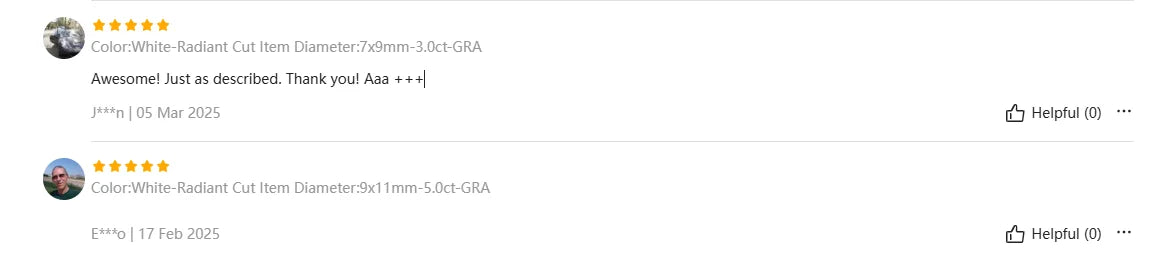 Moissanite Stone Radiant Cut D Color VVS1 Gemstone Lab Grown Synthetic Diamond for Charms Women Jewelry with  Certificate