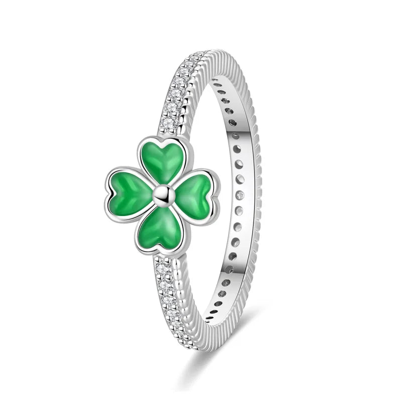 Original Hope Rainbow Flower Ring s925 Silver Jewelry DIY Exquisite Fashion