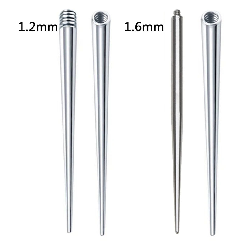 New Internal and External Thread Rod Body Piercing Stretch Guide Rod Button Rod Assistant Tool for Nose/navel/nipples/lip
