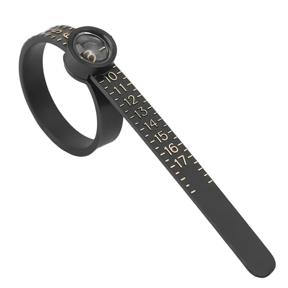 Ring sizer Measure Finger Coil Ring Sizing Tool UK/US/EU/JP Size Measurements Ring Sizer Gauge Tools Jewelry Accessory Newest