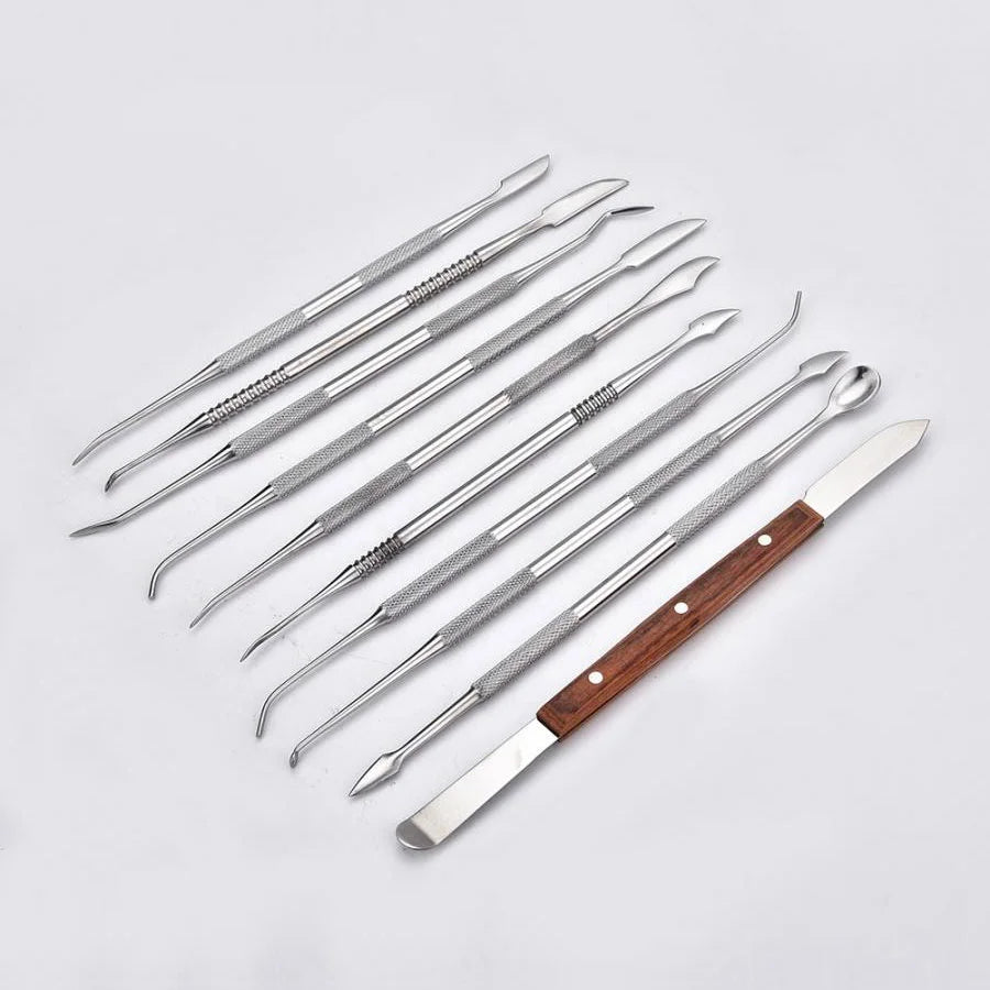 10 Stainless Steel Candle Carving Tool Sets, Pottery and Clay Tools, Jewelry  Wax Molds Wax Pieces Sculpture Sets