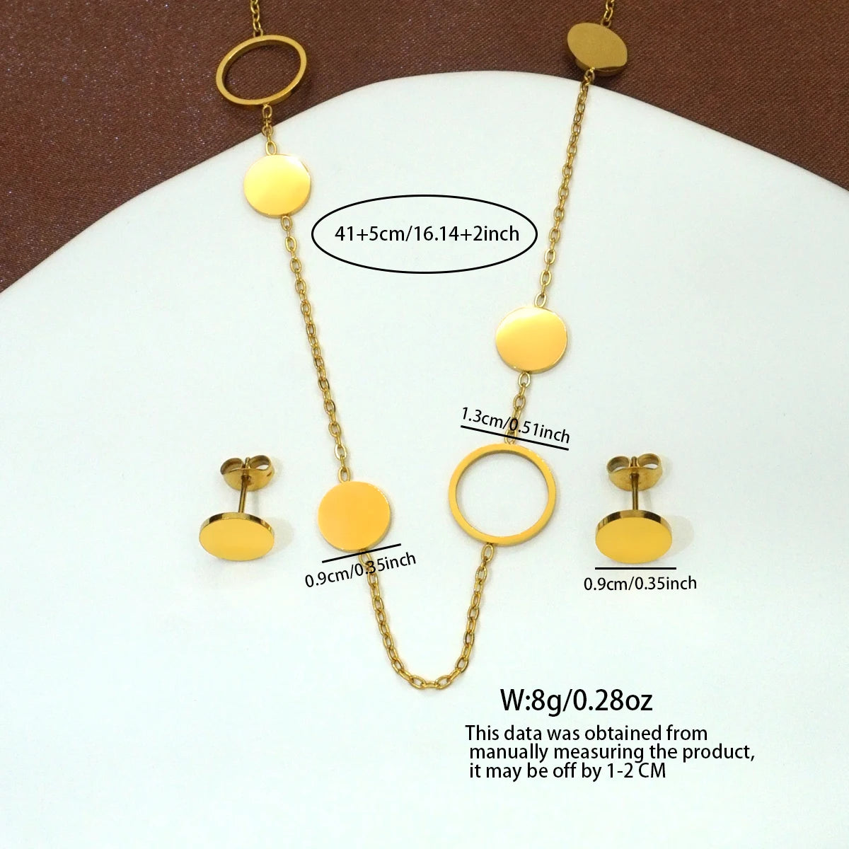 Romantic Jewelry Set: Necklace & Earrings for Women, Perfect Gift for Date, Birthday, Valentine‘s & Christmas