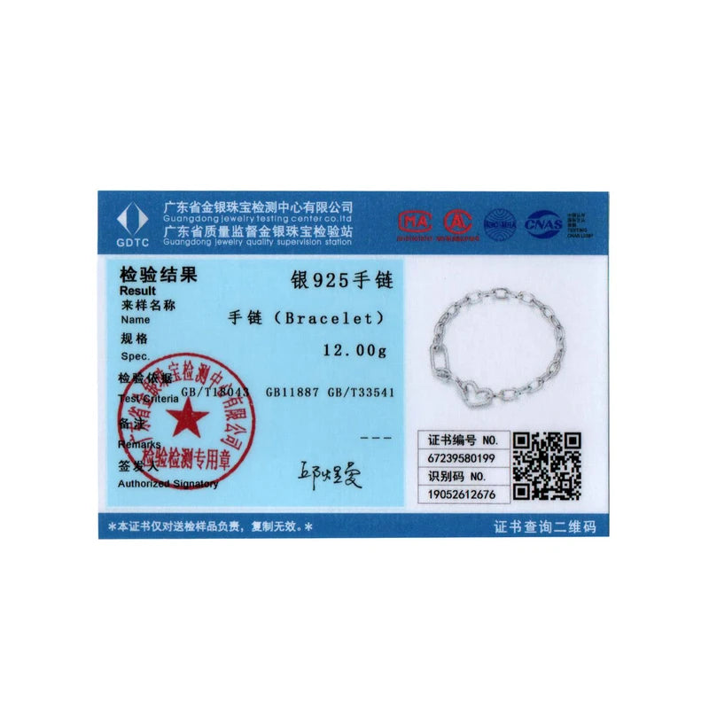 WOSTU 925 Sterling Silver Trendy Multifunctional DIY Bracelet Bangles for Women Wedding Dating Gift Fine Jewelry Fit Small charm