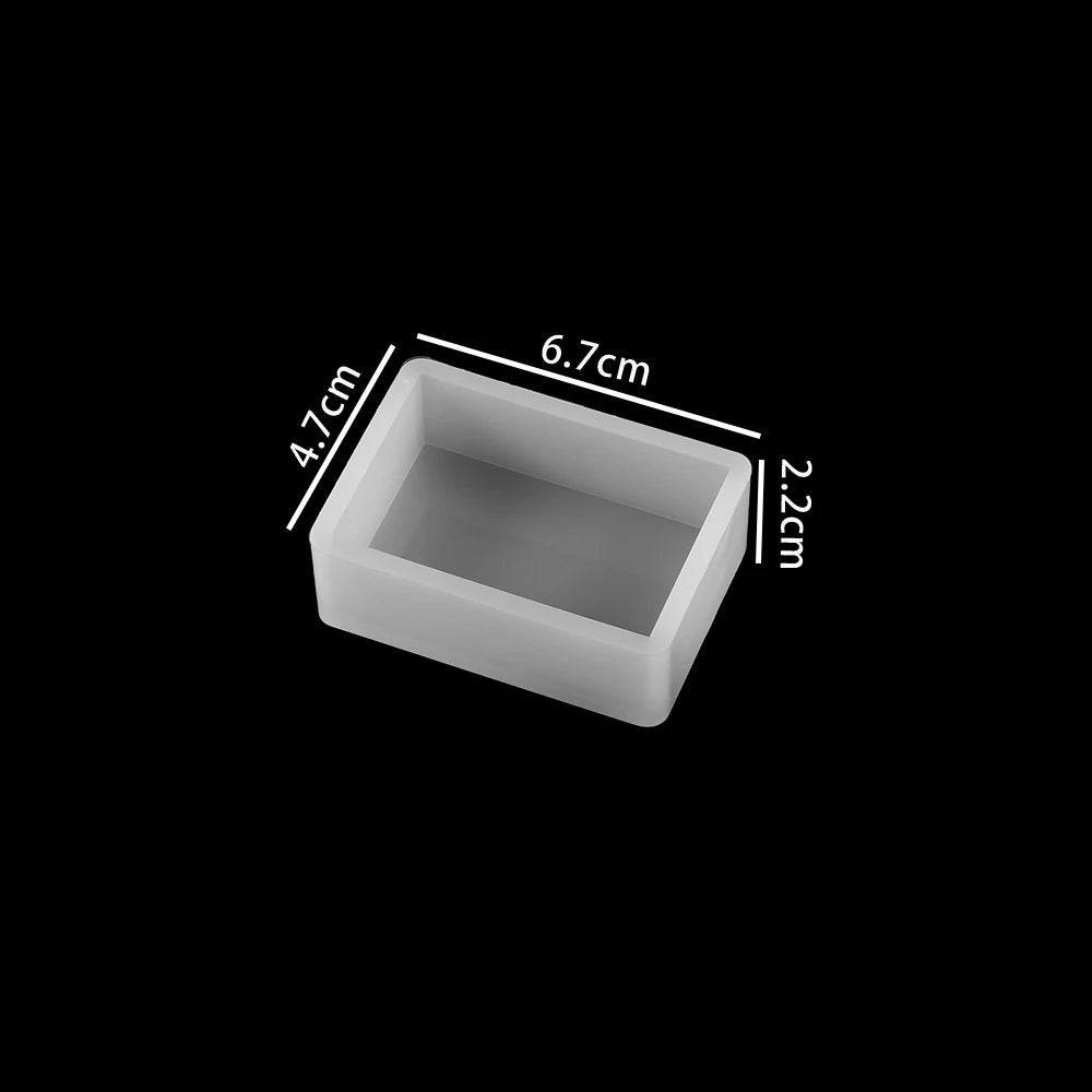 Square Rectangle Epoxy Resin Molds Real Dried Plants Flower Insect Specimen For Resin Epoxy Mold Silicone Jewelry Crafts Making