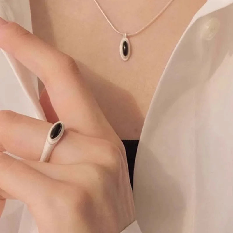 BF CLUB 925 Sterling Rings for Women Fashion Geometric Handmade Irregular Narrow Ring Party Christmas Gift