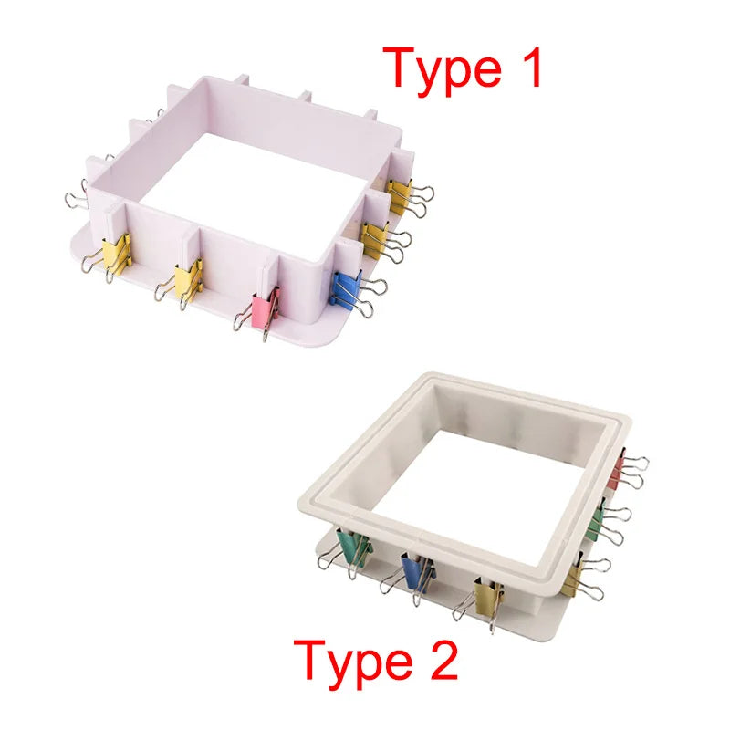 Adjustable Mold Housing Plastic Housing Frame Molds for Handmade Soap Molds DIY Resin Molds Candle Molds Art Craft Molds