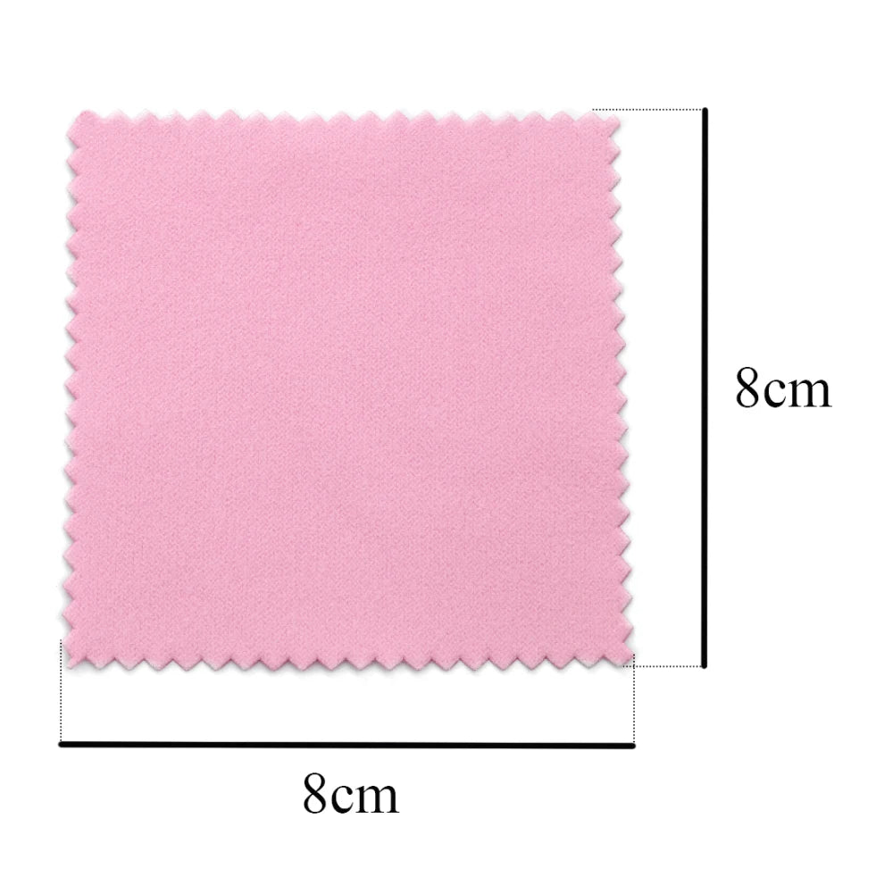10-50pcs Polish Polishing Cloth Silver Color Cleaning Polishing Cloth Soft Clean Wipe Wiping Cloth For Silver Gold Jewelry Tool