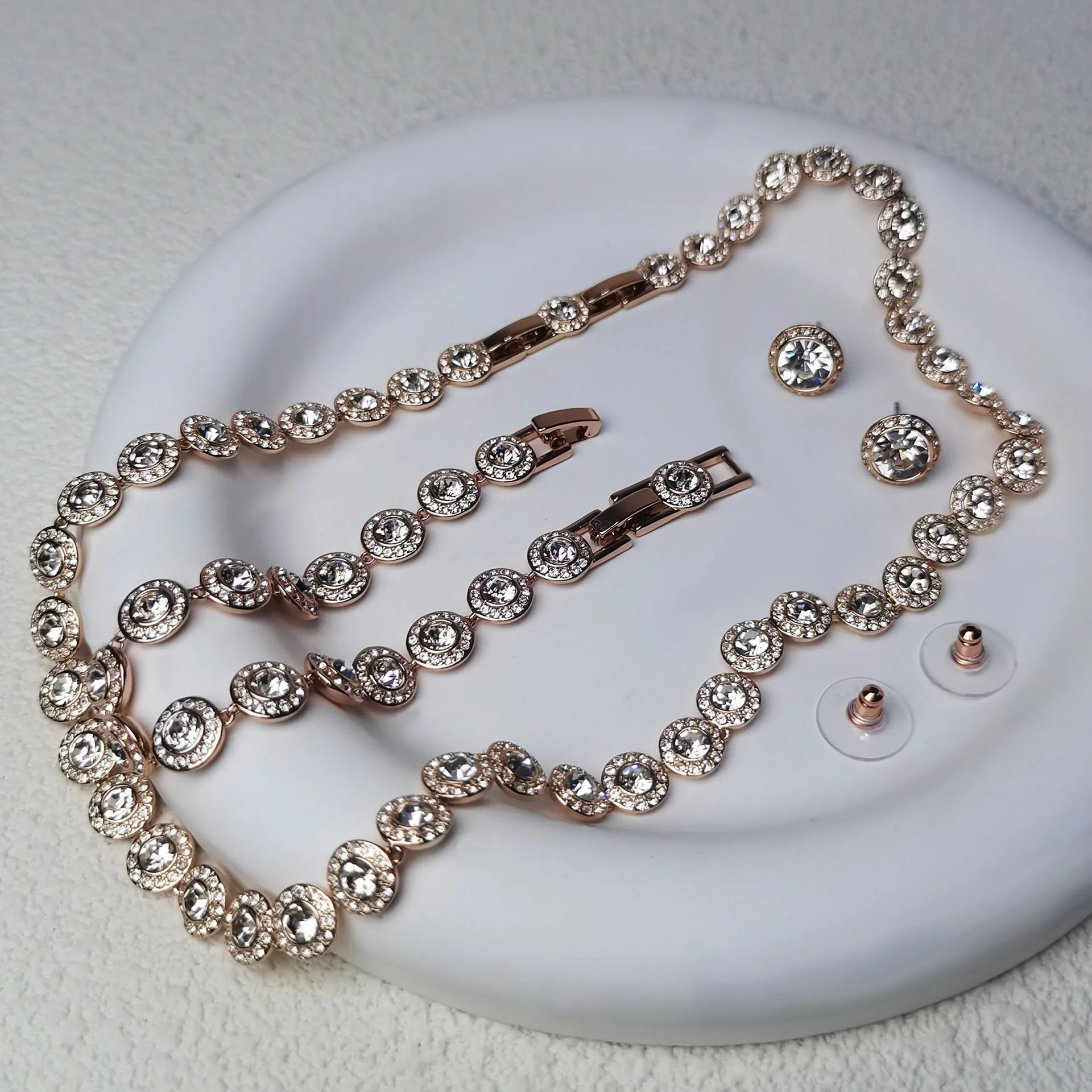 2025 New Original High Jewelry Set Collection Charming for Women Necklace Earrings Bracelet Best Wedding Gift