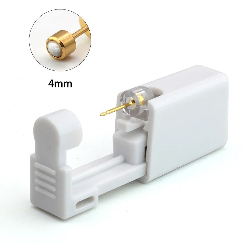 1pc Ear Stud Disposable Sterile Piercing Stud Gun Body Tragus Helix Earrings Safety Piercing Jewelry Tool Making Accessories