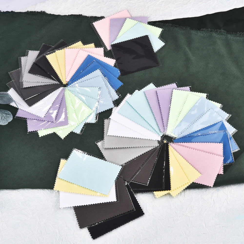10-50pcs Polish Polishing Cloth Silver Color Cleaning Polishing Cloth Soft Clean Wipe Wiping Cloth For Silver Gold Jewelry Tool