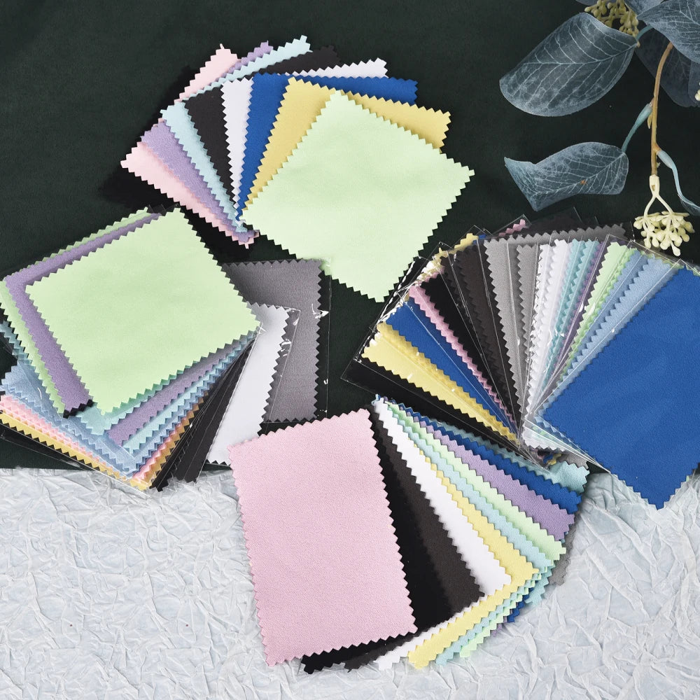 10-50pcs Polish Polishing Cloth Silver Color Cleaning Polishing Cloth Soft Clean Wipe Wiping Cloth For Silver Gold Jewelry Tool
