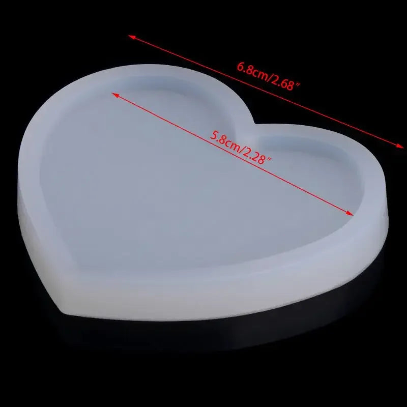 Silicone Heart Pendant Mold DIY Making Jewelry Resin Casting Craft Tool Dried Flower Resin Decorative DIY Hand Crafts