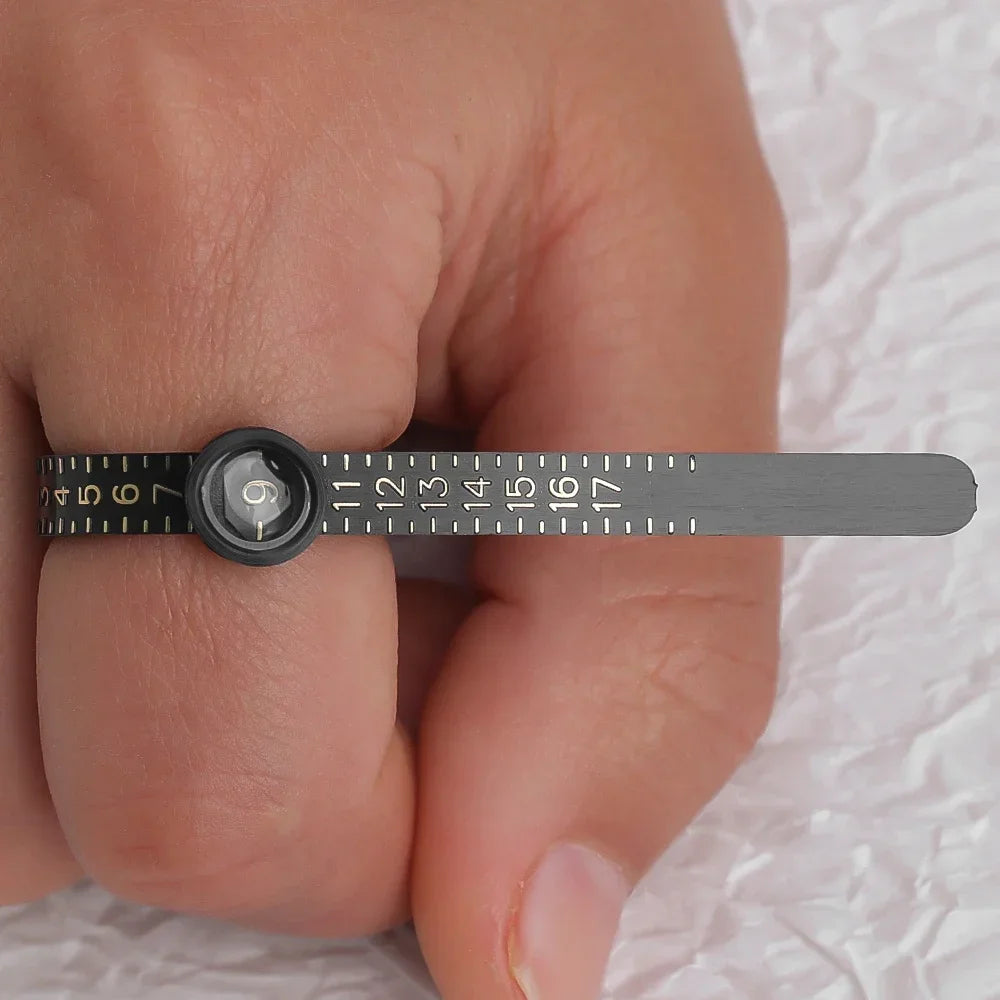 Ring sizer Measure Finger Coil Ring Sizing Tool UK/US/EU/JP Size Measurements Ring Sizer Gauge Tools Jewelry Accessory Newest