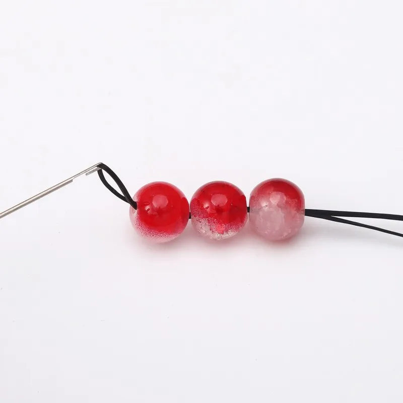1/3/5pcs Beaded Needles With Steel Needles, Long And Thin Beaded Leads, Side Threaded Hooks And Beads For DIY Handmade Jewelry